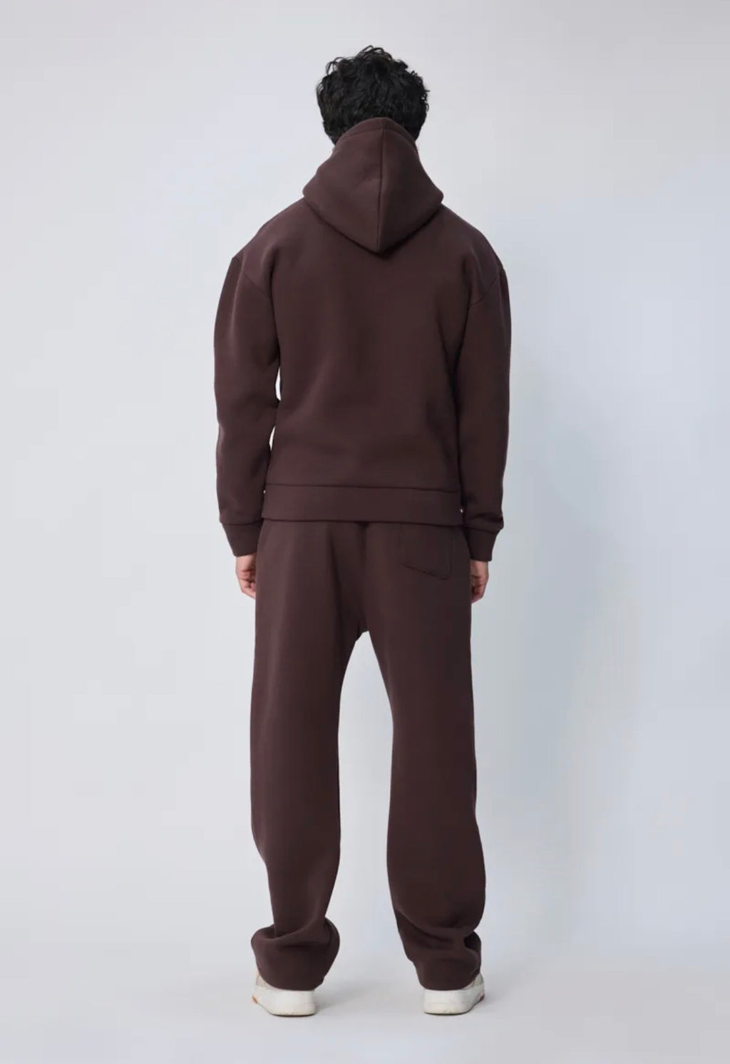 Ensemble oversize marron