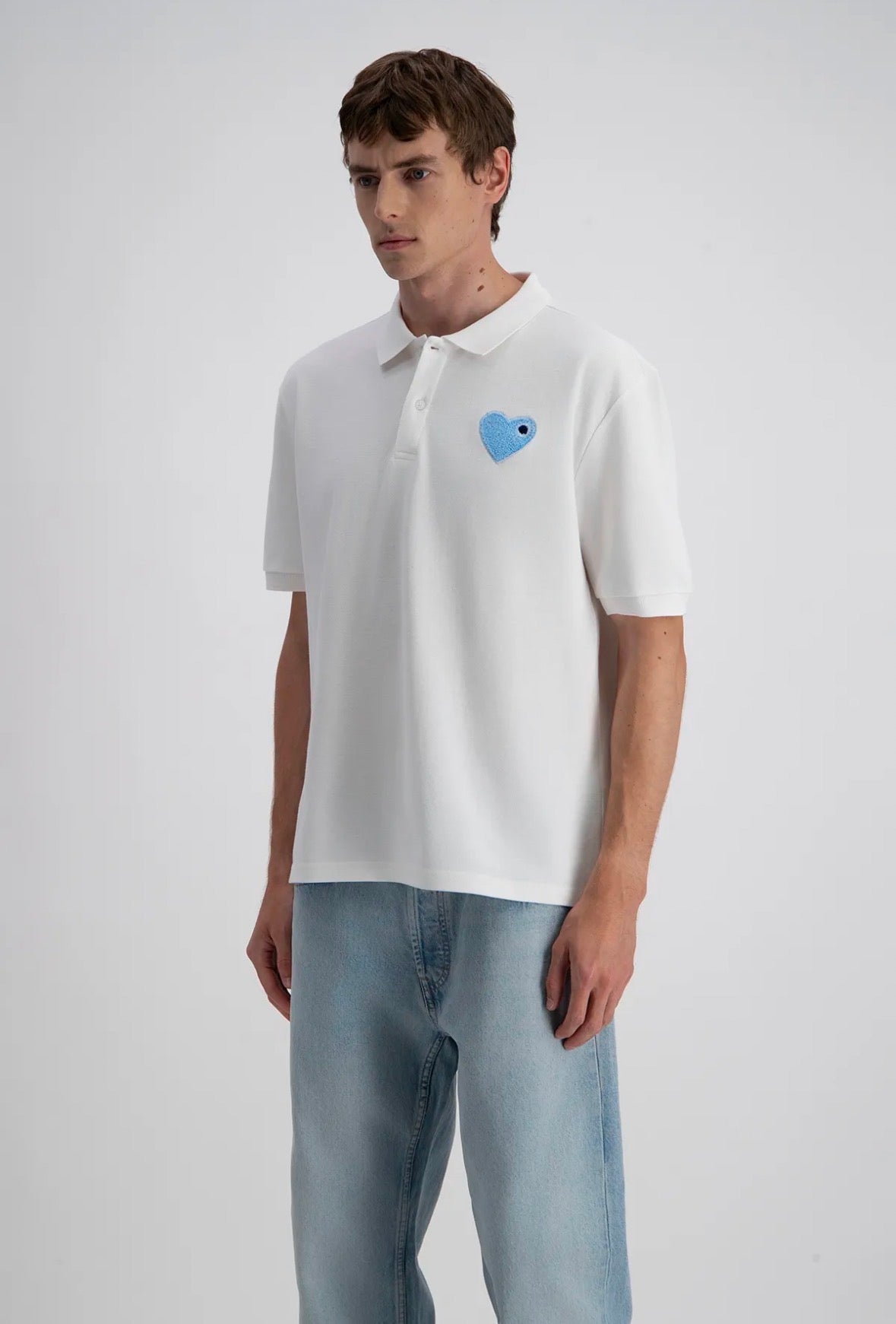 Polo cœur bleu 💙