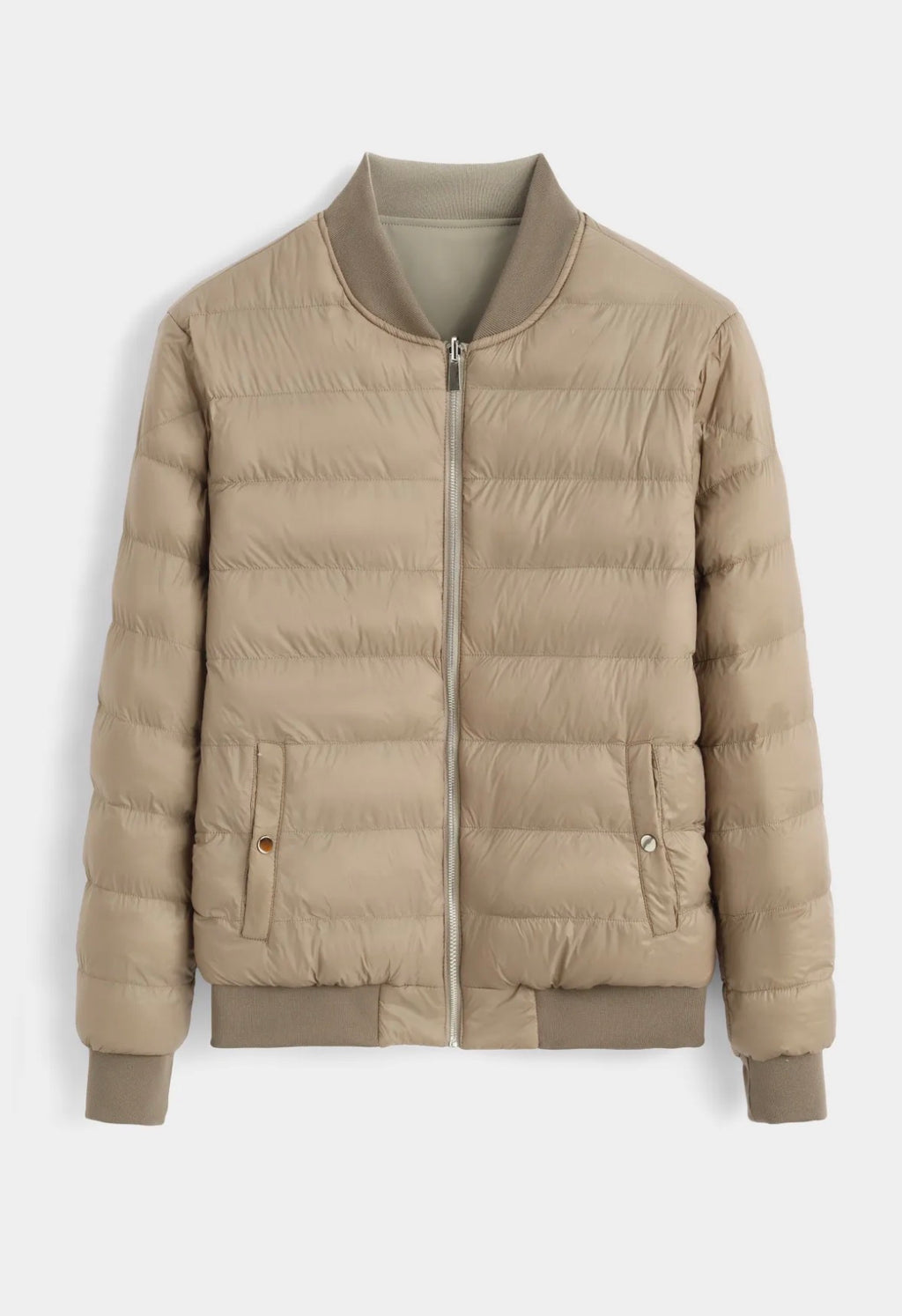 Veste réversible taupe