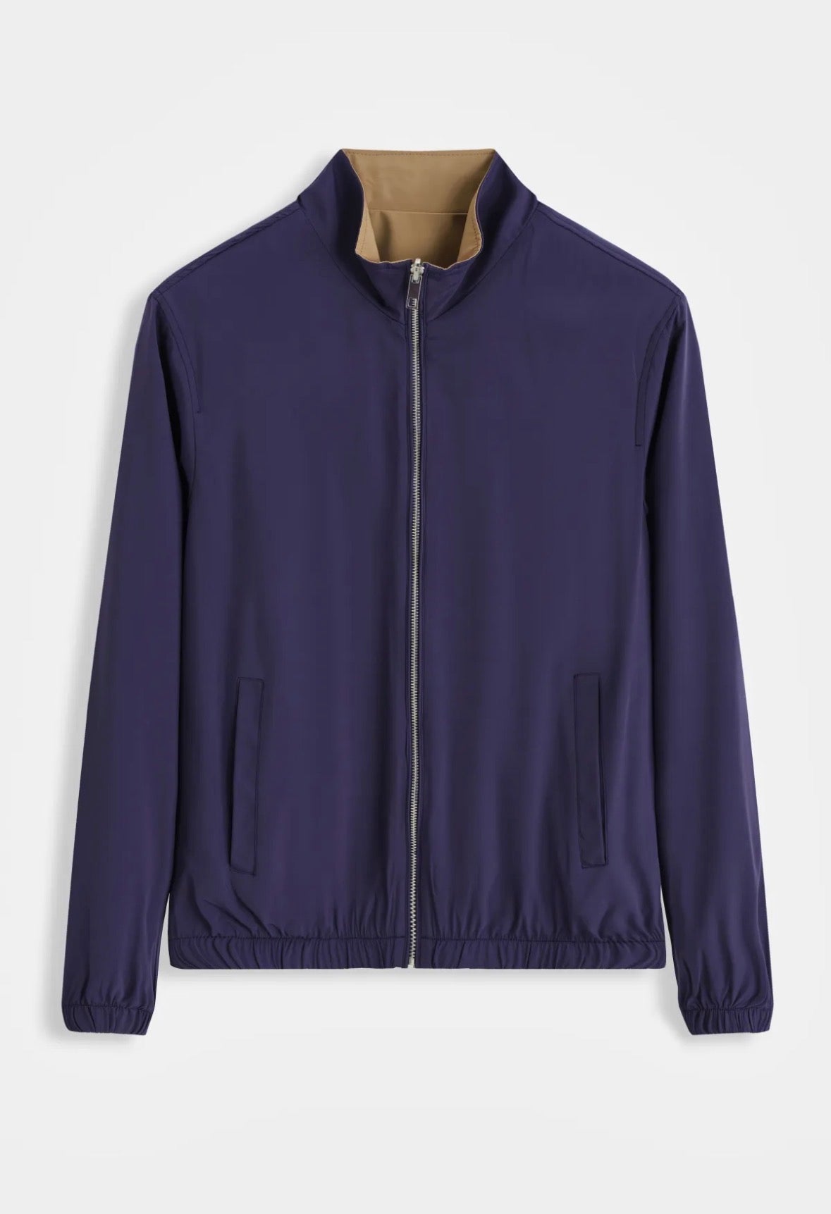 Veste réversible navy/taupe