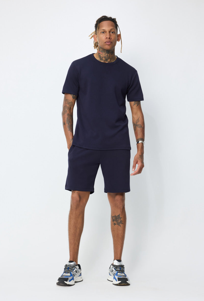 Ensemble navy (short+t-shirt)