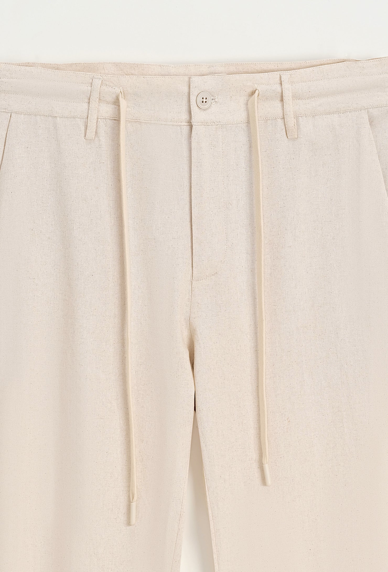Pantalon beige lin