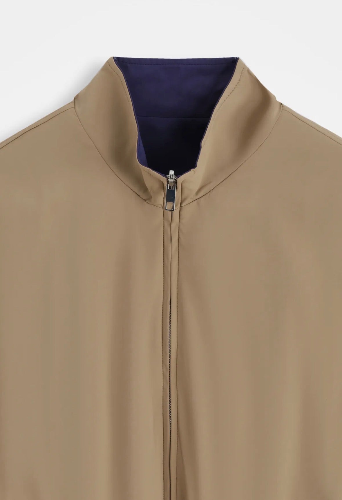 Veste réversible navy/taupe