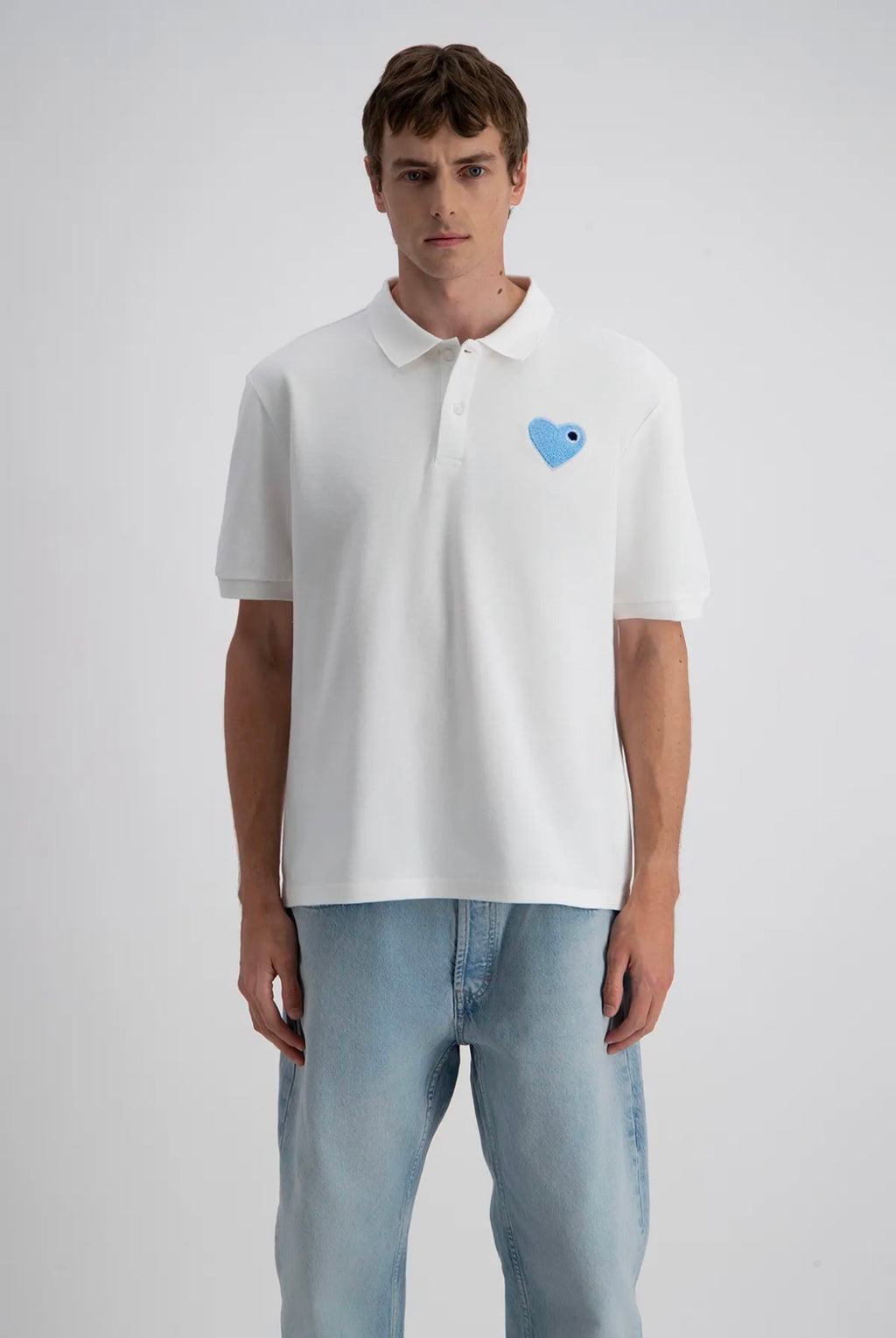 Polo cœur bleu 💙