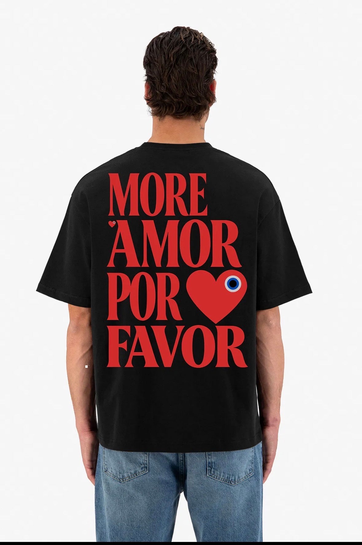 T-shirt MORE AMOR black