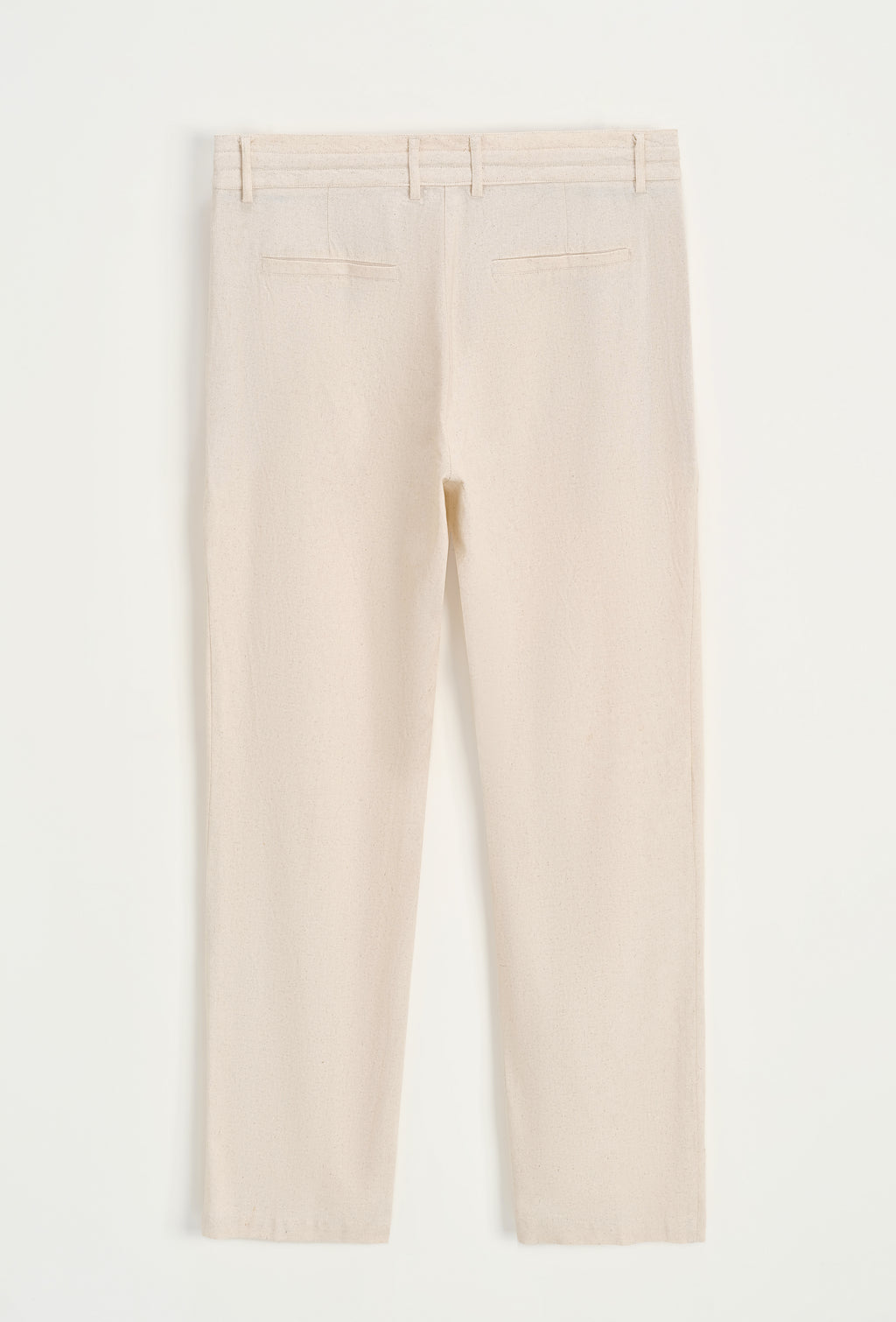 Pantalon beige lin
