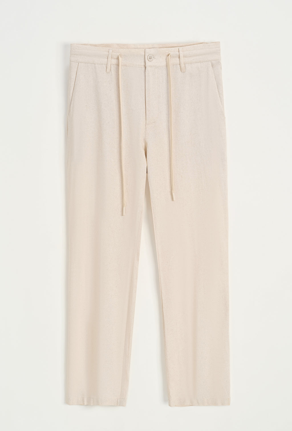 Pantalon beige lin