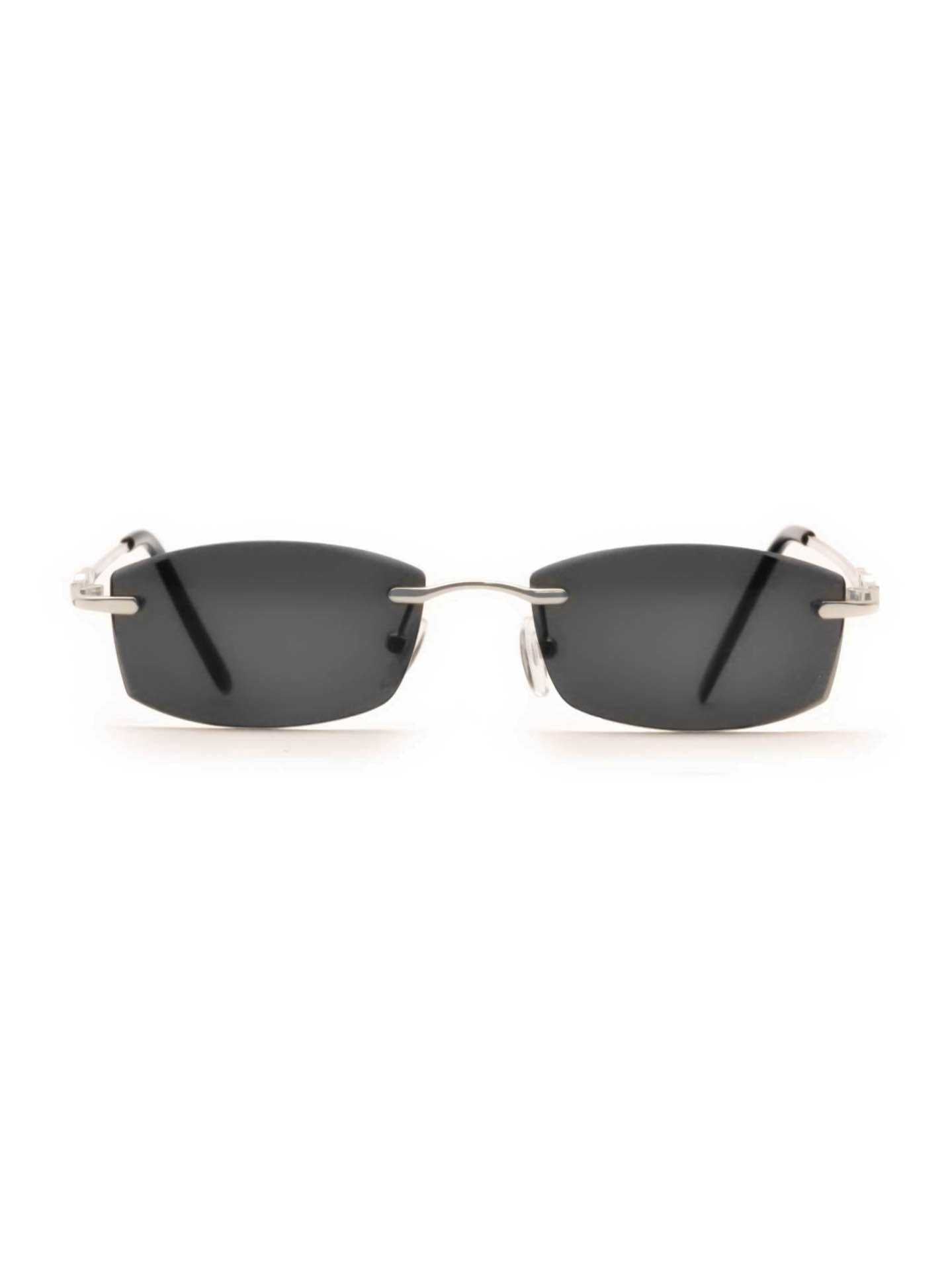 Lunette noir argenté