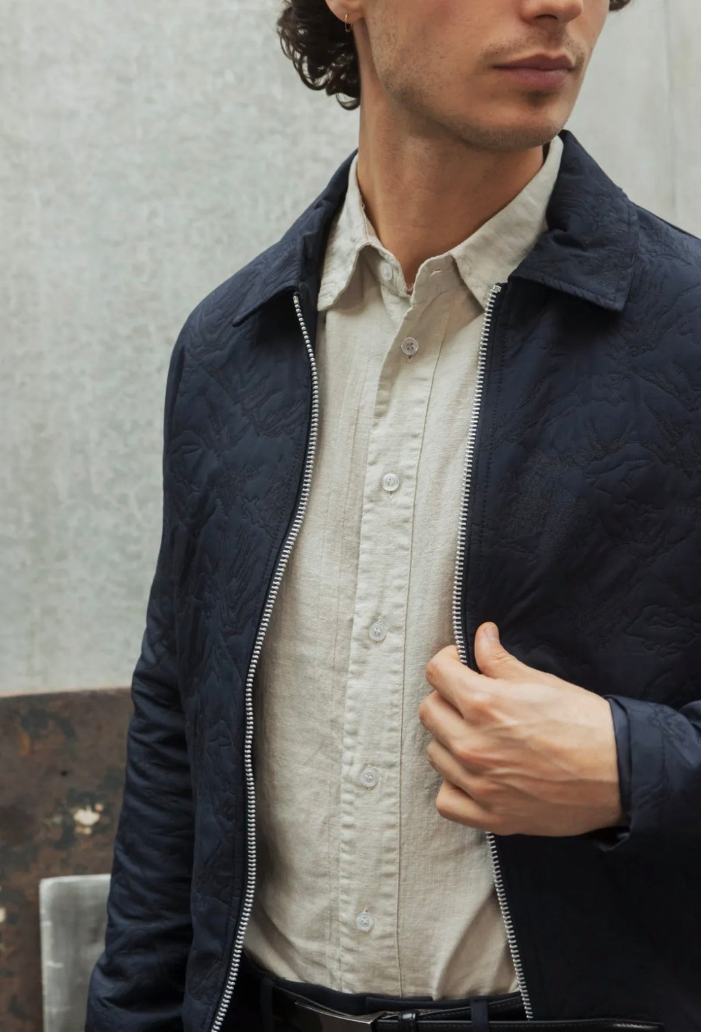 Veste créateur relief