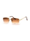 Lunette marron doré