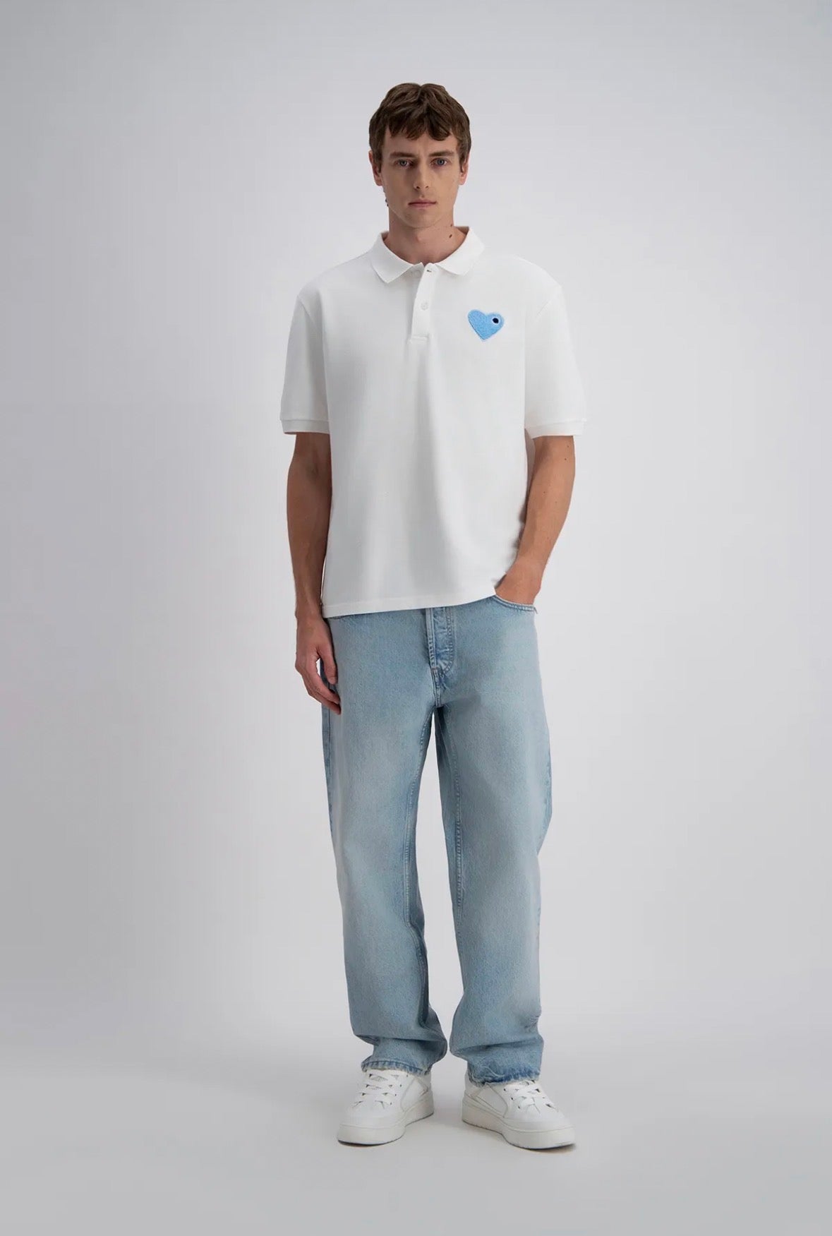 Polo cœur bleu 💙