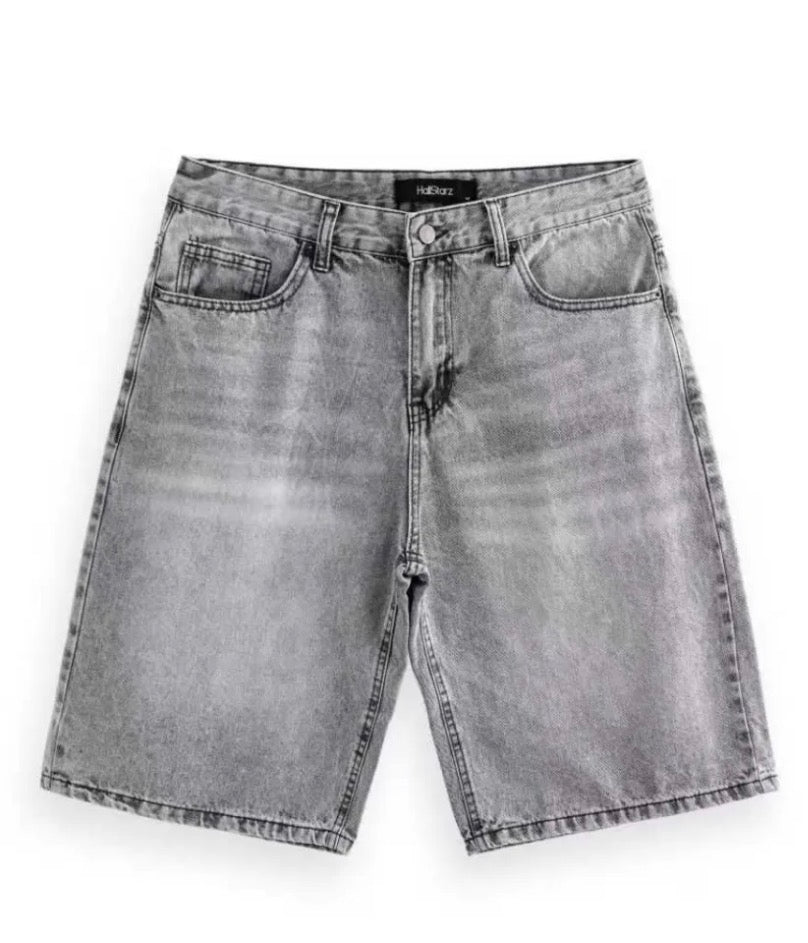 Short jeans gris