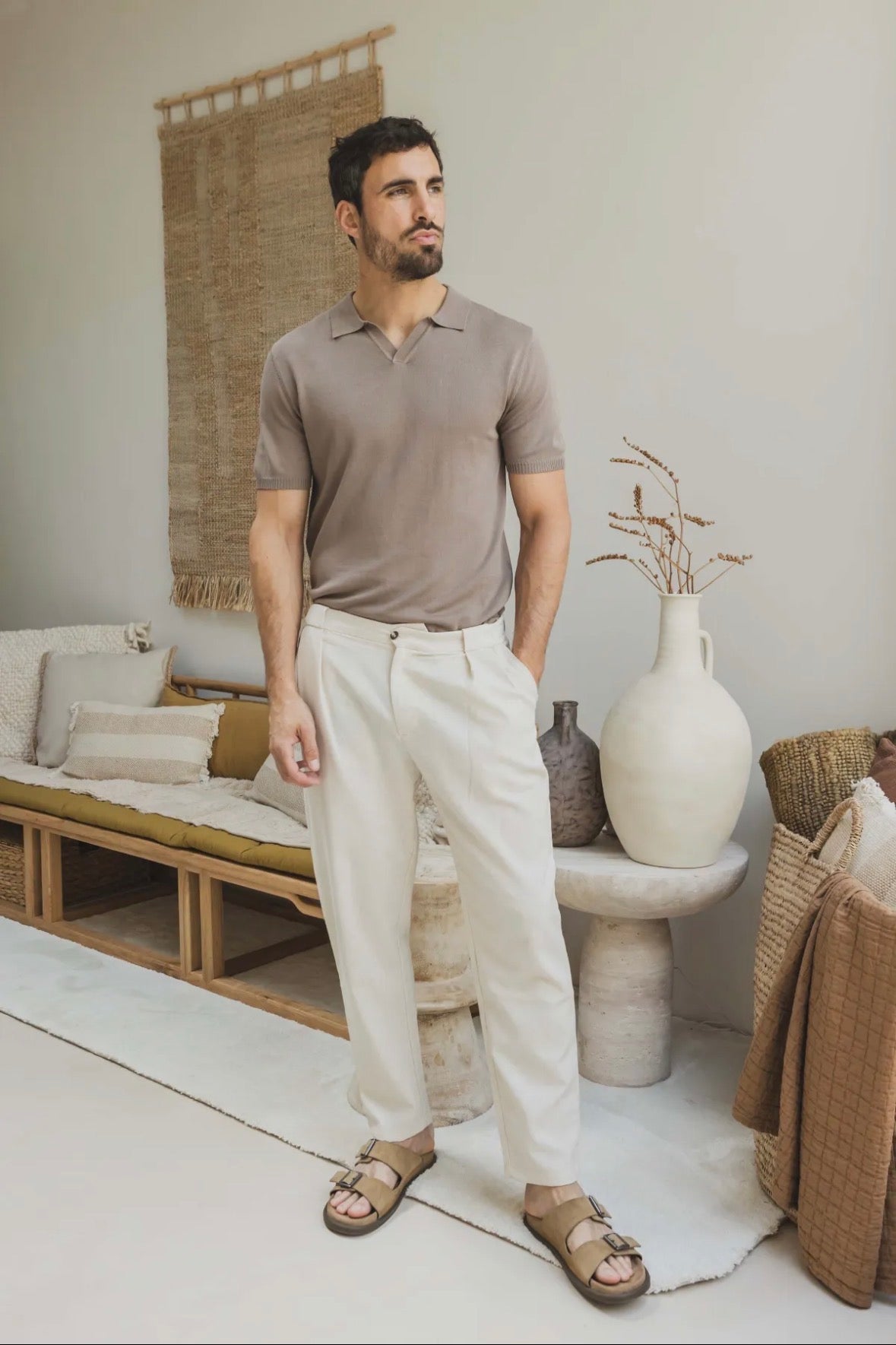 Polo marron