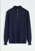 Pull camionneur bleu marine