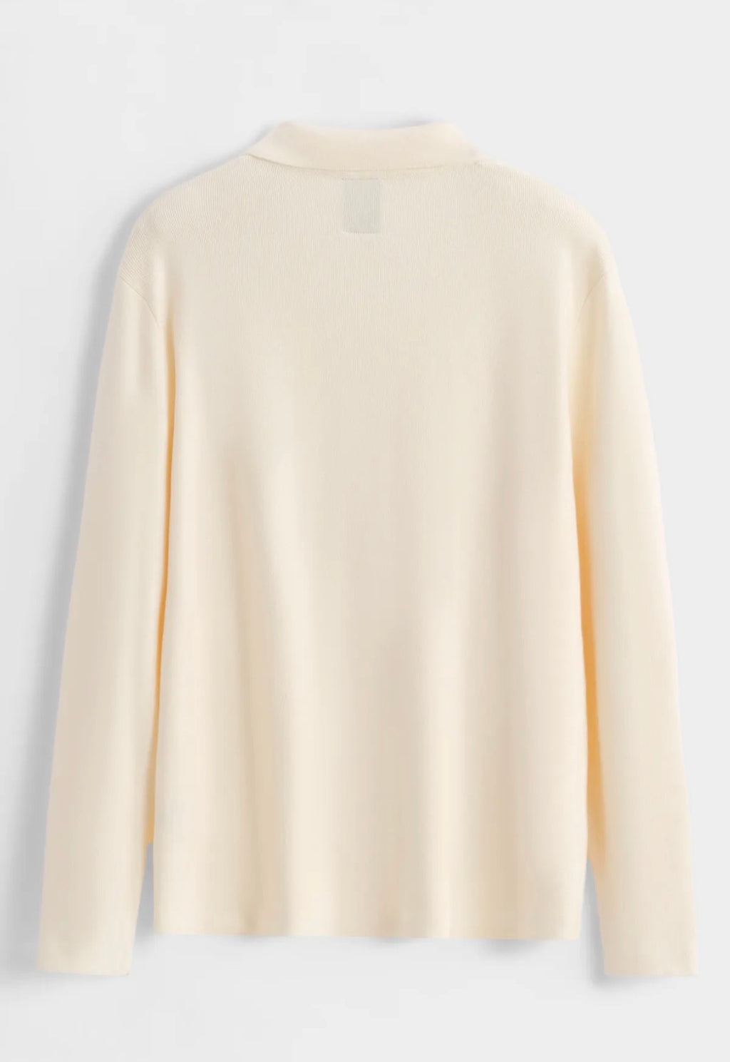 Pull col ouvert beige