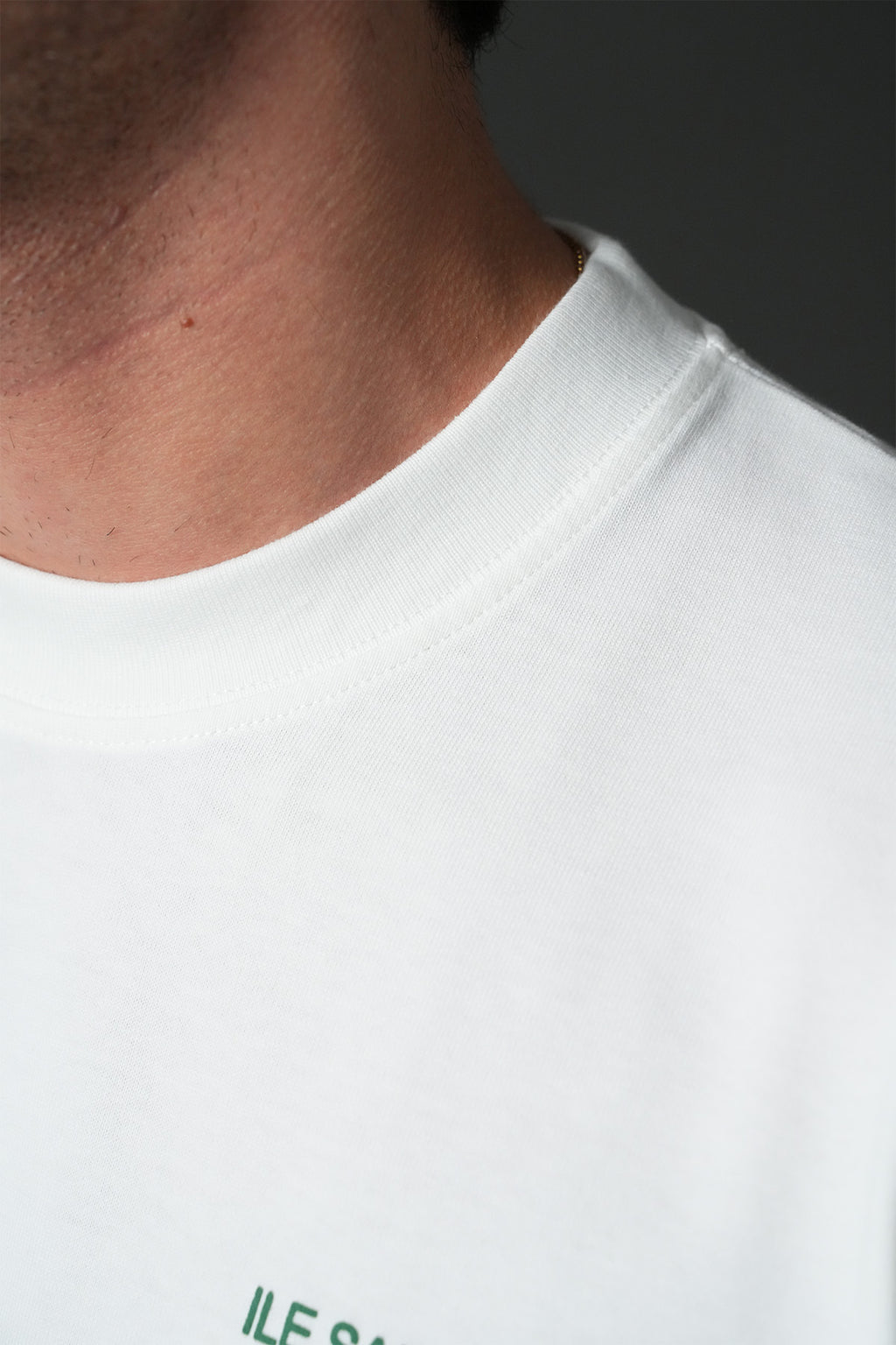 T-shirt Saint Louis blanc