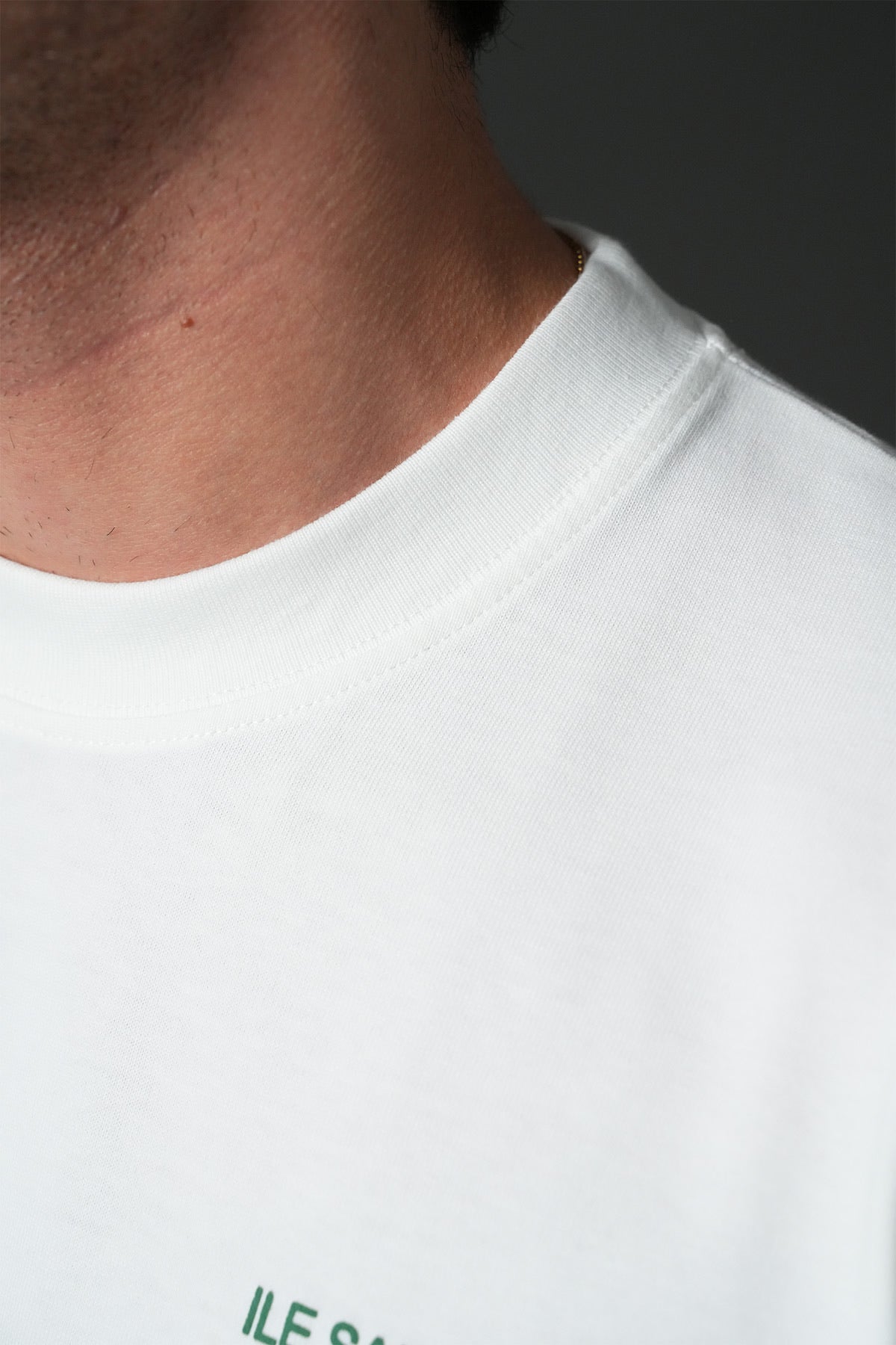 T-shirt Saint Louis blanc